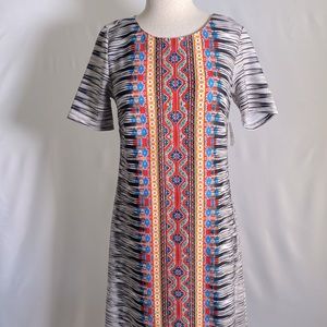 Print Short Sleeve Dress